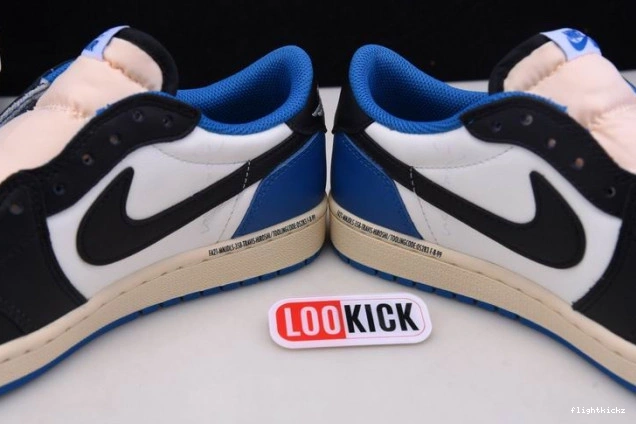 Jordan Low Fragment Scott Air 1 Design x Travis Retro x DM7866-140 1214